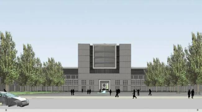 Sketchup Planning Model | Multi story Tianjin University Campus Planning, Modern Style