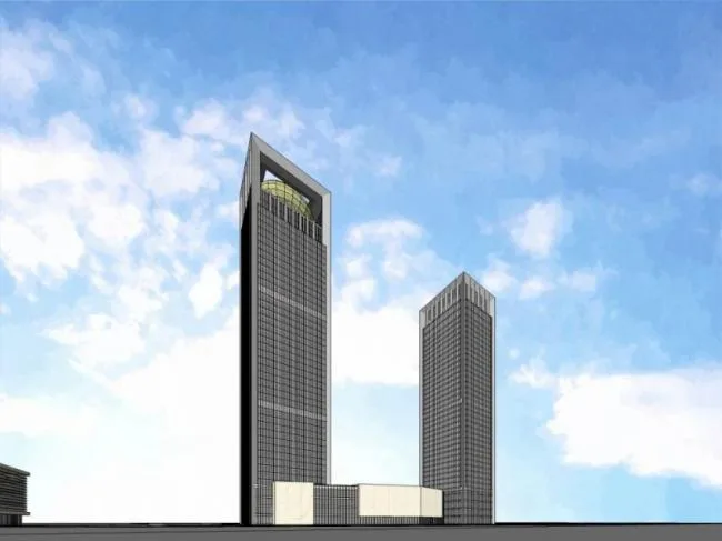 Sketchup Complex Model | Super High rise Commercial Complex, Modern Style