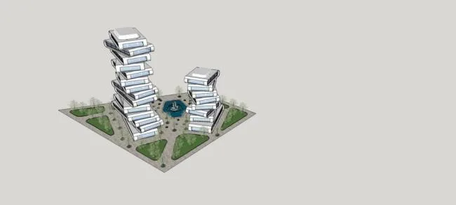 Sketchup Office Model | High rise Office Building, Modern Style, Hotel, Alien