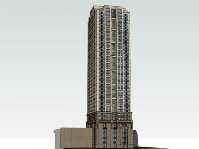 Sketchup Office Model | Super High rise Office Building, Modern Style