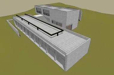 SketchUp Cultural Model: Modern Multi-Story Museum Architecture-BIM WORLD