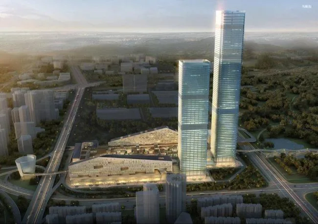 Sketchup Complex Model | Super high-rise commercial complex, office, office building, modern style