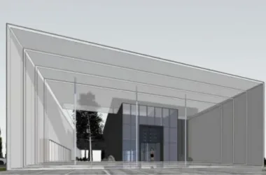 Modern Sales Office Design Using SketchUp Business Model-BIM WORLD