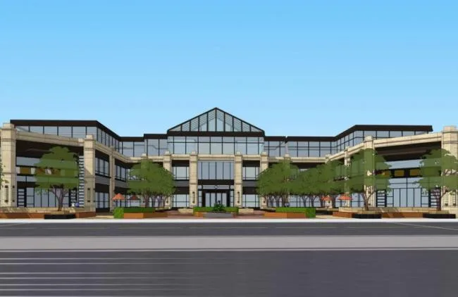 Sketchup Business Model | Multi story street side commercial, commercial street, neoclassical style