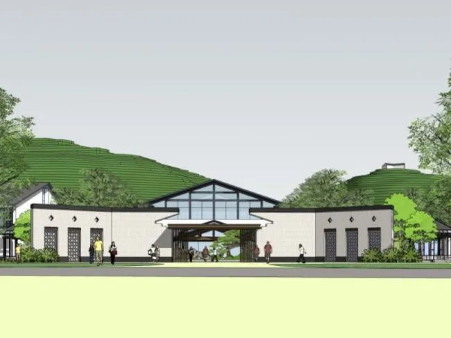 Sketchup Residential Model | Residential Complex, Clubhouse, Chinese Style