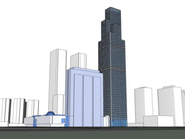 Sketchup Complex Model | Super High rise Urban Complex, Office, Hotel, Commercial, Modern Style