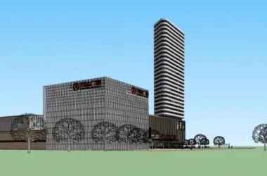 Lingshuiwan Wanda Plaza: Modern Mixed-Use Commercial and High-Rise Complex in SketchUp-BIM WORLD
