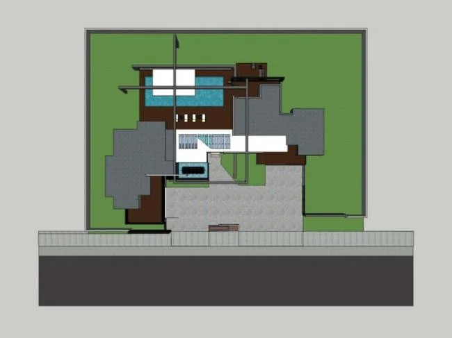 Sketchup Villa Model | Solo Villa, Modern Style