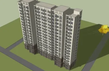 SketchUp Residential Models: High-Rise Buildings in Classical Style-BIM WORLD