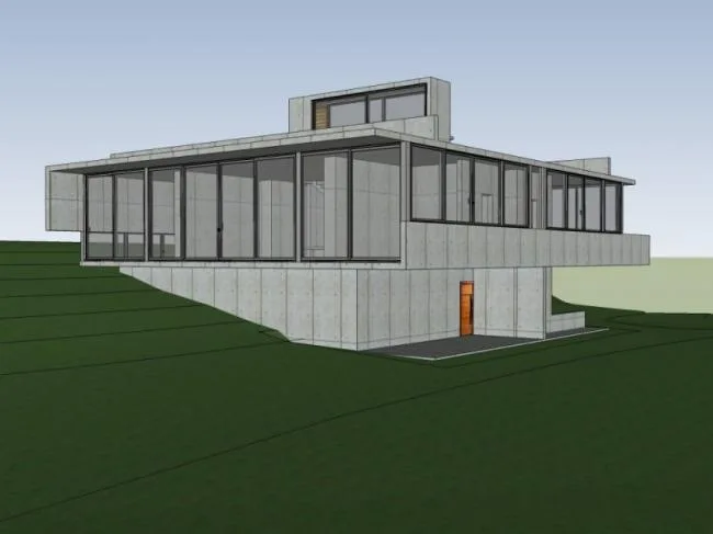 Sketchup Villa Model | Solo Villa, Modern Style