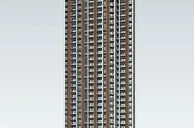 Modern High-Rise Residential Buildings | SketchUp Architectural Models-BIM WORLD