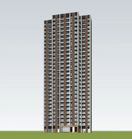 Sketchup Residential Model | High rise Residential Buildings, Modern Style, Residential Buildings