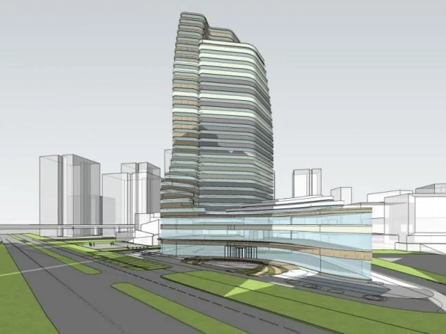 Sketchup Hotel Model | High rise Hotel, Modern Style