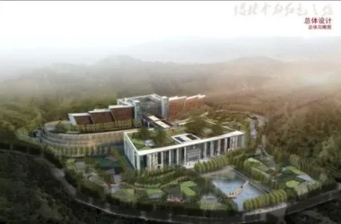Modern Office Landscape Design in SketchUp-BIM WORLD