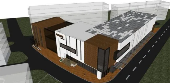 Sketchup Business Model | Multi story Clubhouse, Modern Style