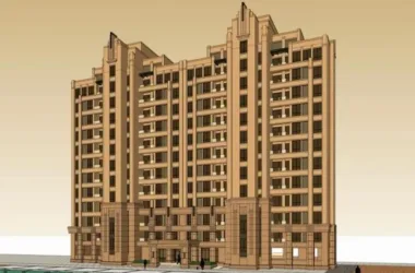 SketchUp Residential Model: High-Rise Art Deco and Classical Style Architecture-BIM WORLD
