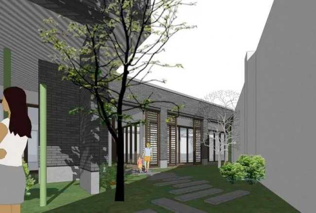 Sketchup Business Model | Multi story sunken clubhouse, commercial building, new Chinese style
