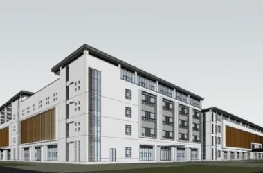 Modern Multi-Story Hospital Model in SketchUp | Contemporary Medical Architecture-BIM WORLD