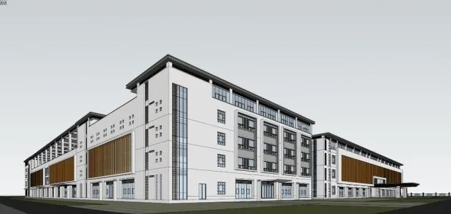 Sketchup Hospital Model | Multi story Hospital, Hospital, Modern Style, Medical Architecture