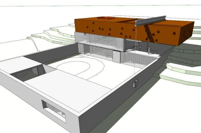 Sketchup Villa Model | Bordeaux Residence, Villa, Modern Style