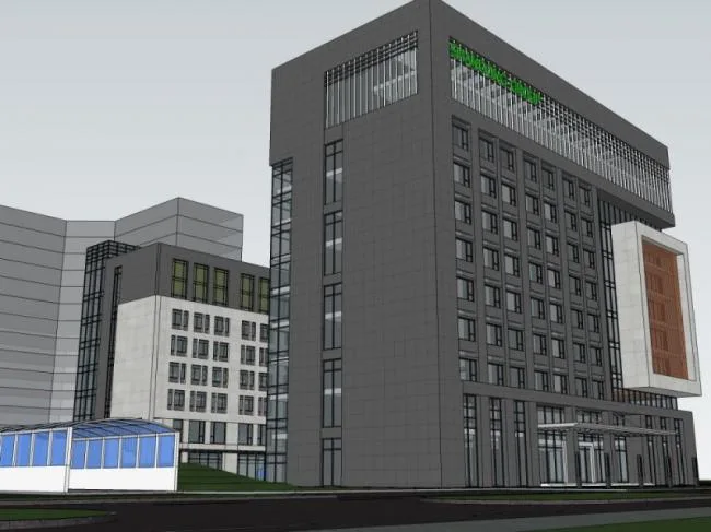 Sketchup Office Model | Multi story Office Building, Modern Style