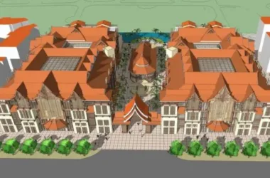 SketchUp Residential Model: Multi-Story Southeast Asian Classical Style Home in Jewelry Town-BIM WORLD