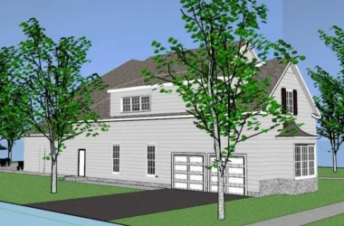 Classical Single-Family Villa Model in SketchUp-BIM WORLD