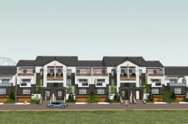 Chinese-Style Row Villa Model in SketchUp-BIM WORLD