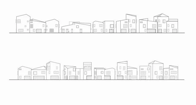 BIM Architecture | Taste of Old Market, Colors from Childhood Memories: Shanghai Lingang New City Community Trade Center/Shanghai Zhongfang Architectural Design