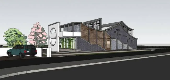 SketchUp Model of a Solo Chinese-Style Villa | Residential Architecture Design