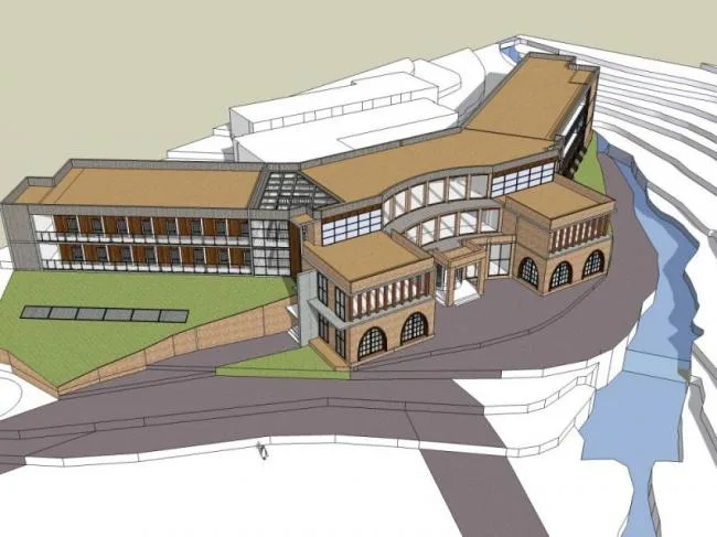 Sketchup Hotel Model | Multi story Hotel, Modern Style