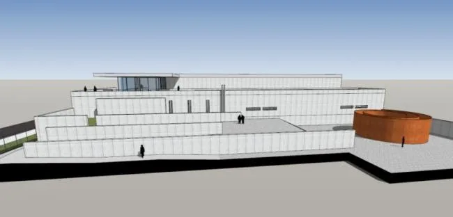 Sketchup Cultural Model | Multi story Pulitzer Foundation Art Museum, Tadao Ando, Cultural Architecture, Modern Style