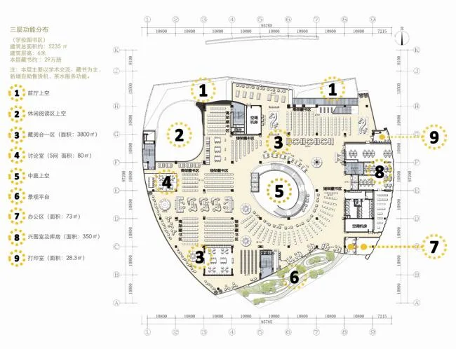 BIM Architecture | Like Crystal Clear Lantern Petals Wrapping the stamens: Chongqing Real Estate Vocational College Library/Paiang International Architectural Design Consultant