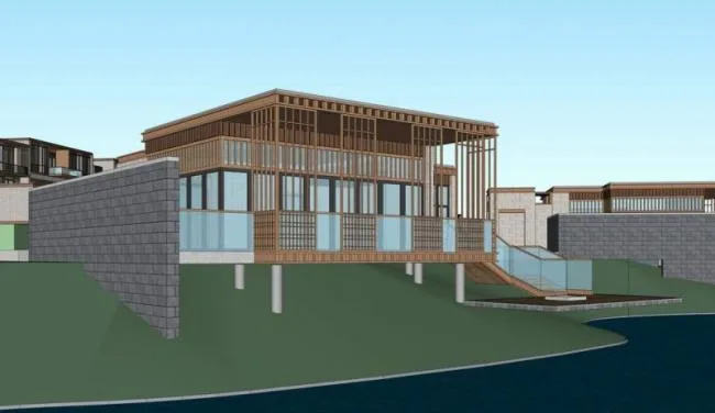Sketchup Hotel Model | Multi story Resort Hotel, New Chinese Style