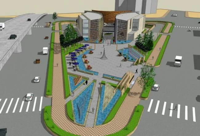 Sketchup Cultural Model | Wuhan City Intention Museum, Multi story Exhibition Center, Modern Style, Cultural Architecture
