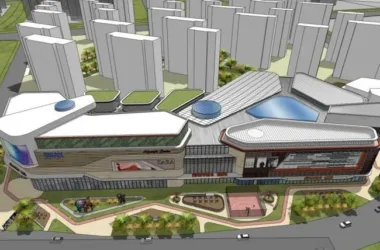 Modern Multi-Story Commercial Complex Designed in SketchUp-BIM WORLD