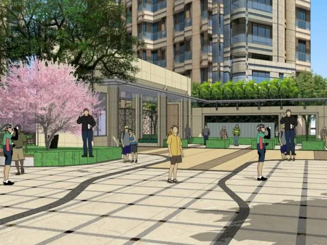 Sketchup Landscape Model | Community Landscape, Residential Landscape, Modern Style