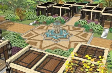 SketchUp Landscape Models: Community, Residential, and Classic Styles-BIM WORLD