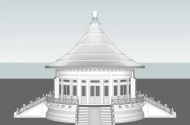 SketchUp Model of Ancient Chinese Architecture: Multi-Story Round Hall, Temple of Heaven, and Prayer Hall-BIM WORLD
