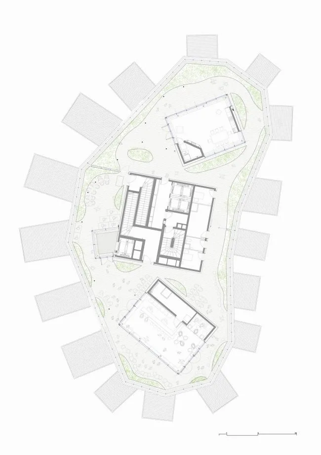 BIM Architecture | Scattered branches and leaves, towering white tree tower apartments/Fujimoto Shosuke, etc