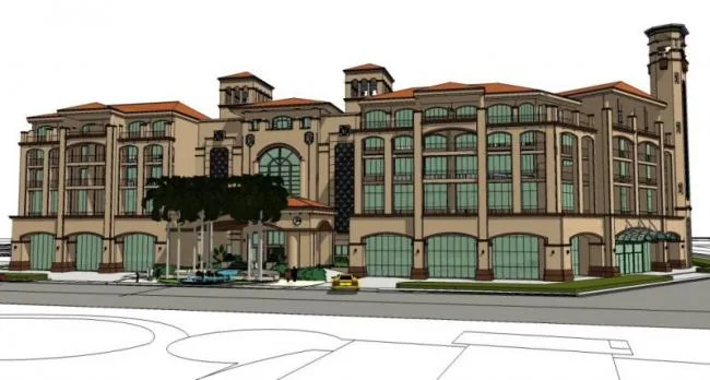 Sketchup Hotel Model | Multi story Hotel, Spanish Style, Classical Style