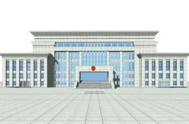 SketchUp Model of a Multi-Story Administrative Office in Simplified European Style-BIM WORLD