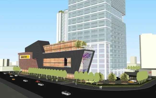 Sketchup Complex Model | Super high-rise commercial complex, modern style, hotel, office