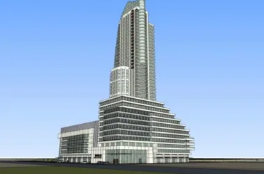 Modern Super High-Rise Hotel Model in SketchUp-BIM WORLD