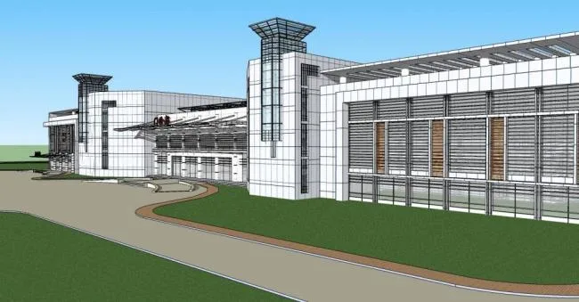 Sketchup Hospital Model | Multi story Hospital, Modern Style, Outpatient Building, Medical Building