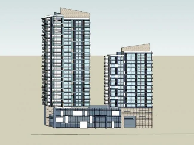 Sketchup Residential Model | High rise Residential Buildings, Modern Style