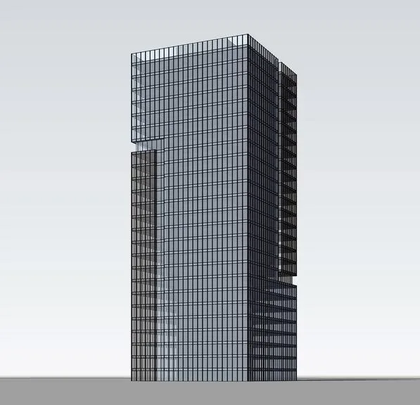 Sketchup Office Model | High rise Office Building, Modern Style