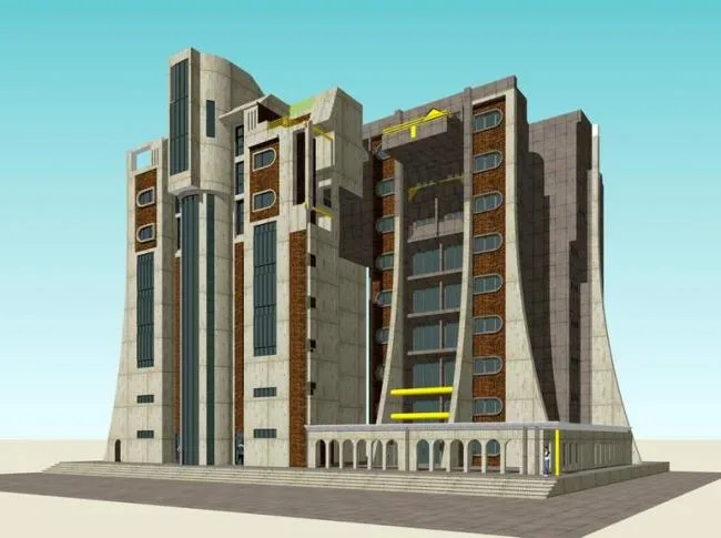 Sketchu Industrial Building | Modern Multi-Story Industrial Design