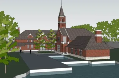 Multi-Story British Classical Style Clubhouse Residential Model in SketchUp-BIM WORLD