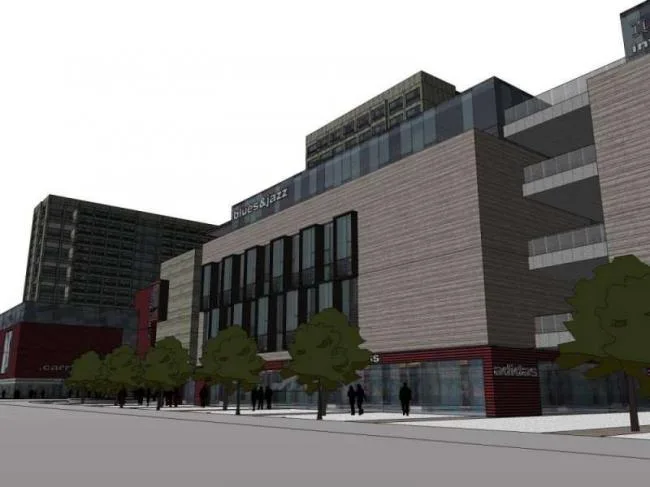 Sketchup Complex Model | Multi story High rise Complex, Commercial Street, Shopping Center, Residential, Office, Modern Style